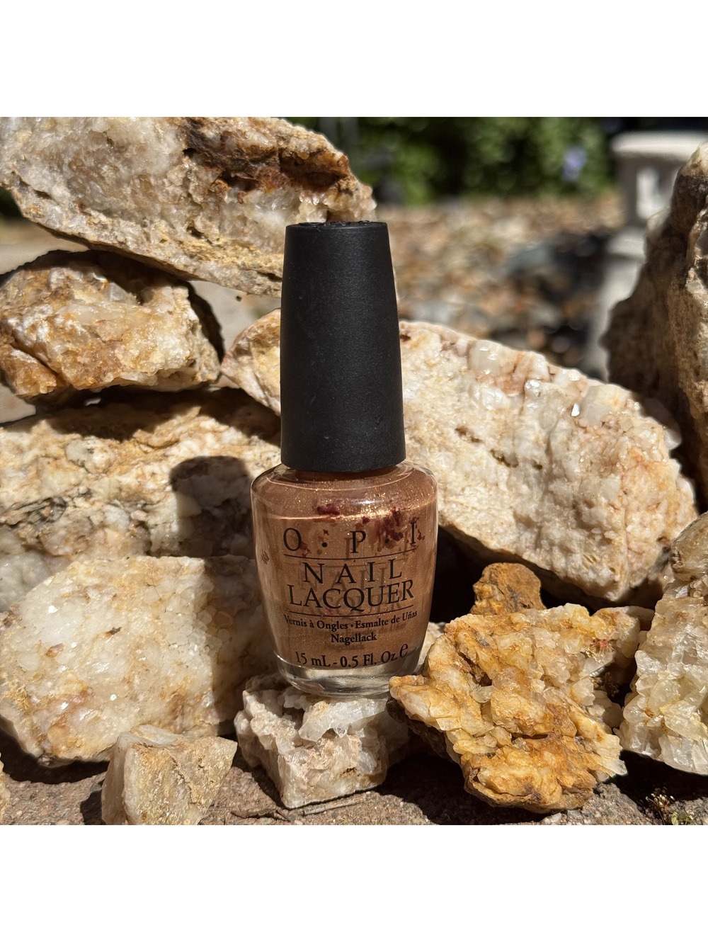 VTG OPI Charmed by a Snake NL 150 Nail Polish Discontinued Bronze Shimmer
